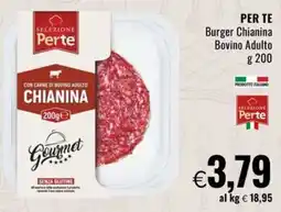 Famila Market PER TE Burger Chianina Bovino Adulto offerta