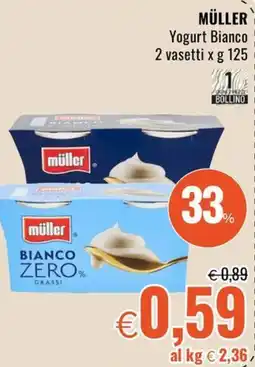 Famila Market MÜLLER Yogurt Bianco offerta