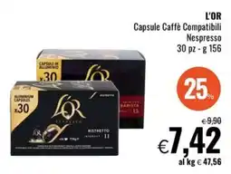 Famila Market L'OR Capsule Caffè Compatibili Nespresso offerta