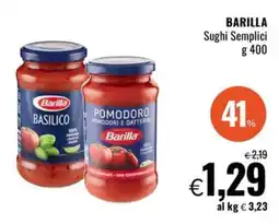 Famila Market BARILLA Sughi Semplici offerta