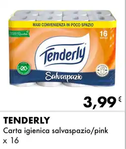 Iper Tosano TENDERLY Carta igienica salvaspazio/pink offerta