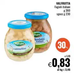 Famila Market VALFRUTTA Fagioli italiani offerta