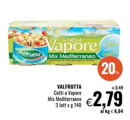 Famila Market VALFRUTTA Cotti a Vapore Mix Mediterraneo offerta