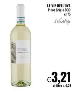 Famila Market LE VIE DELL'UVA Pinot Grigio DOC offerta