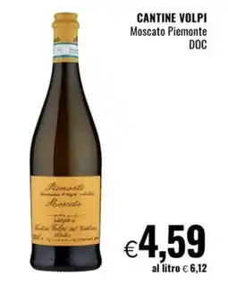 Famila Market CANTINE VOLPI Moscato Piemonte DOC offerta