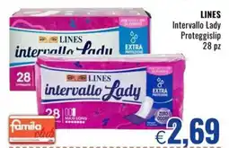 Famila Market LINES Intervallo Lady Proteggislip 28 pz offerta