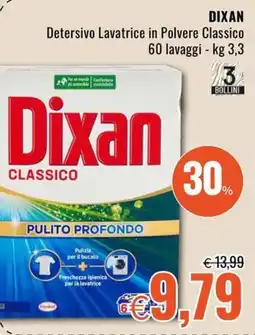 Famila Market DIXAN Detersivo Lavatrice in Polvere Classico 60 lavaggi offerta