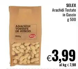 Famila Market SELEX Arachidi Tostate in Guscio offerta