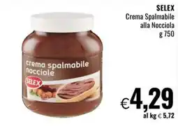 Famila Market SELEX Crema Spalmabile alla Nocciola offerta