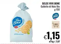 Famila Market SELEX VIVI BENE Gallette di Mais Bio offerta