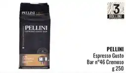 Famila Market PELLINI Espresso Gusto Bar n°46 Cremoso offerta