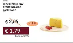 Prezzemolo e Vitale Le selezioni p&v pecorino allo zafferano offerta