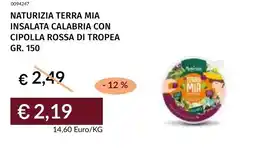 Prezzemolo e Vitale Naturizia terra mia insalata calabria con cipolla rossa di tropea offerta