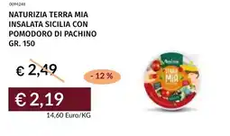Prezzemolo e Vitale Naturizia terra mia insalata sicilia con pomodoro di pachino offerta
