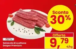 Interspar Salsiccia di scottona Despar Premium offerta