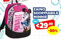 Giocheria Zaino sdoppiabile minnie offerta