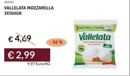 Prezzemolo e Vitale Vallelata mozzarella offerta