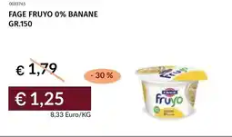 Prezzemolo e Vitale Fage fruyo 0% banane offerta