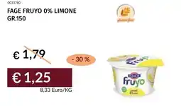 Prezzemolo e Vitale Fage fruyo 0% limone offerta
