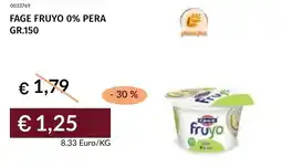 Prezzemolo e Vitale Fage fruyo 0% pera offerta