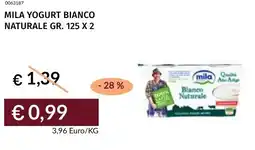 Prezzemolo e Vitale Mila yogurt bianco naturale offerta
