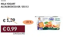 Prezzemolo e Vitale Mila yogurt all'albicocca offerta