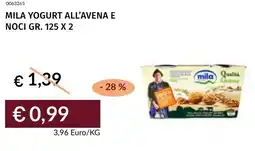 Prezzemolo e Vitale Mila yogurt all'avena e noci offerta