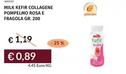Prezzemolo e Vitale Milk kefir collagene pompelmo rosa e fragola offerta