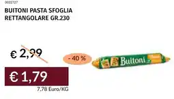 Prezzemolo e Vitale Buitoni pasta sfoglia rettangolare offerta