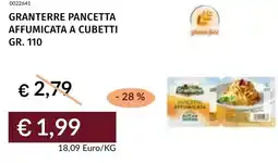 Prezzemolo e Vitale Granterre pancetta affumicata a cubetti offerta