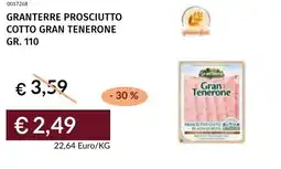 Prezzemolo e Vitale Granterre prosciutto cotto gran tenerone offerta