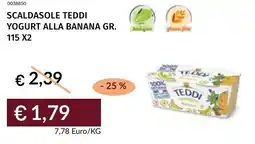 Prezzemolo e Vitale Scaldasole teddi yogurt alla banana offerta