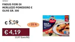 Prezzemolo e Vitale Findus fiori di merluzzo pomodoro e olive offerta