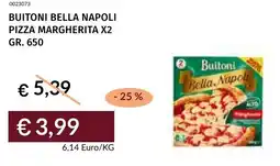 Prezzemolo e Vitale Buitoni bella napoli pizza margherita x2 offerta