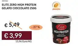 Prezzemolo e Vitale Elite zero high protein gelato cioccolato offerta