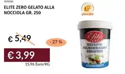 Prezzemolo e Vitale Elite zero gelato alla nocciola offerta