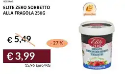 Prezzemolo e Vitale Elite zero sorbetto alla fragola offerta