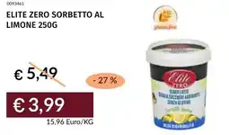 Prezzemolo e Vitale Elite zero sorbetto al limone offerta