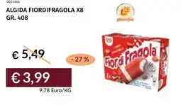 Prezzemolo e Vitale Algida fiordifragola x8 offerta