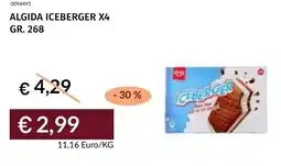 Prezzemolo e Vitale Algida iceberger x4 offerta