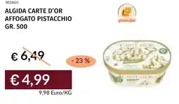 Prezzemolo e Vitale Algida carte d'or affogato pistacchio offerta