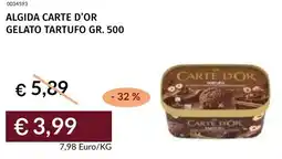 Prezzemolo e Vitale Algida carte d'or gelato tartufo offerta