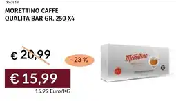 Prezzemolo e Vitale Morettino caffe qualita bar offerta
