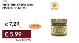 Prezzemolo e Vitale Pisti pura crema 100% pistacchio offerta