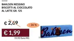 Prezzemolo e Vitale Bahlsen messino biscotti al cioccolato al latte offerta