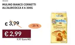 Prezzemolo e Vitale Mulino bianco cornetti all'albicocca x 6 offerta