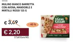 Prezzemolo e Vitale Mulino bianco barretta con avena, mandorle e mirtilli rossi offerta