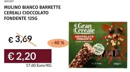 Prezzemolo e Vitale Mulino bianco barrette cereali cioccolato fondente offerta