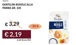 Prezzemolo e Vitale Gentilini nuvole alla panna offerta