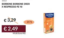 Prezzemolo e Vitale Borbone borbone orzo x nespresso pz 10 offerta